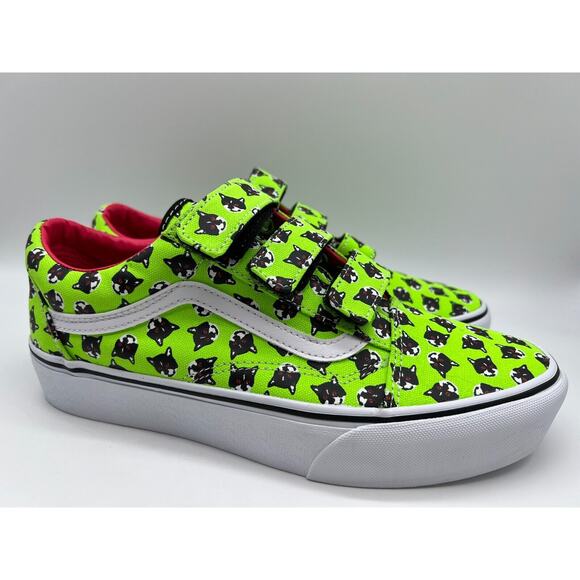Vans Vault X Sarah Andelman Soko Old Skool Lime Green Size M8.5 / W10 NEW - Picture 1 of 12